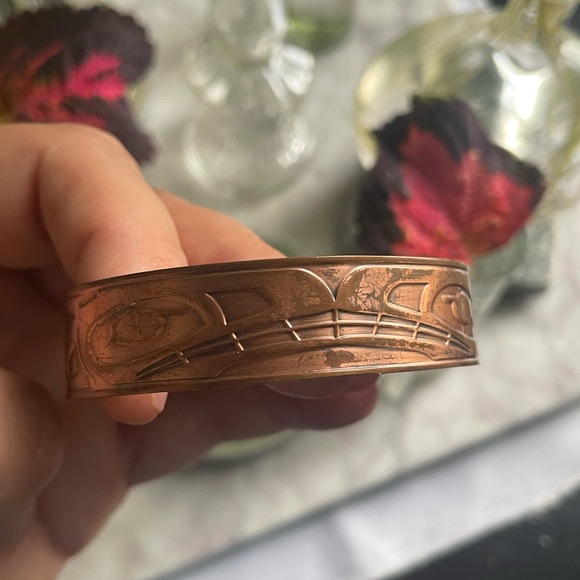 Copper Engraved Bracelets - Picture 2 of 10